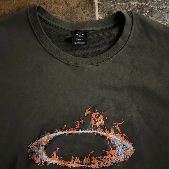 Oakley Dark Green Crewneck Sweater